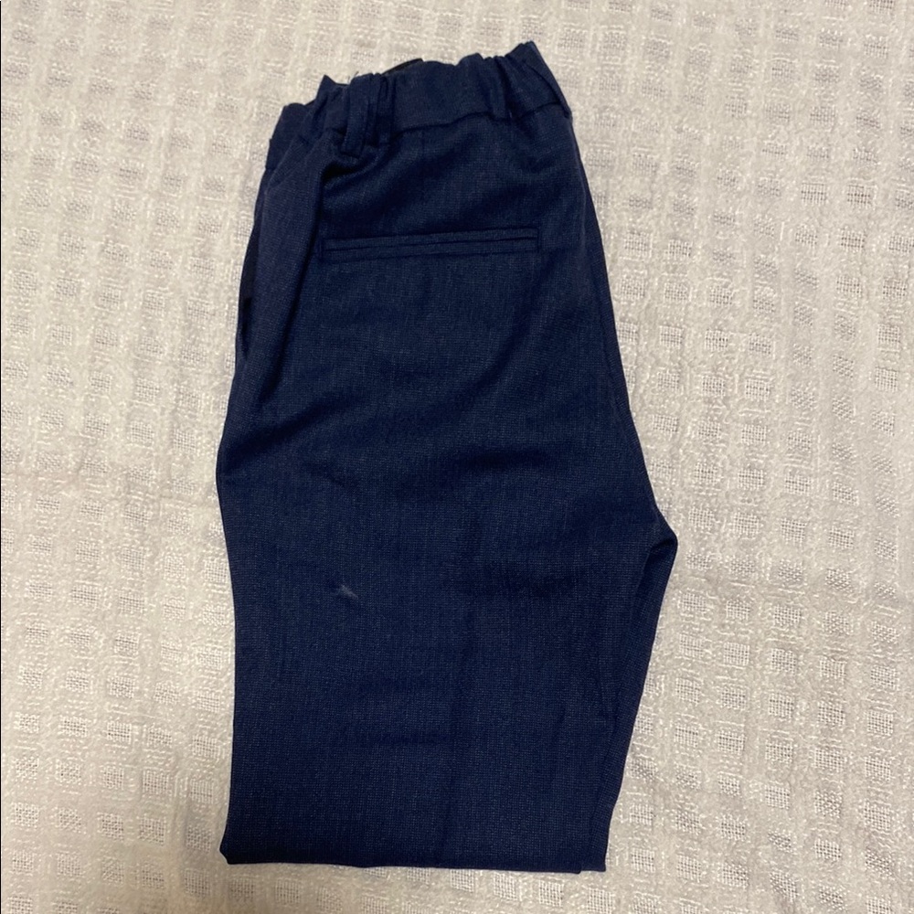 Navy Blue Casual Pants